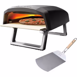 MasterPro Napoli | Forno a Gas Portatile con Rapida Cottura fino a 500ºC | Pizze Pronte in 60 Secondi | Con Borsa per il Tras ...
