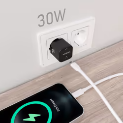 AISENS ASCH-30W1P019-BK Caricabatterie per dispositivi mobili Universale Nero AC Ricarica rapida Interno - Vista aggiuntiva 4