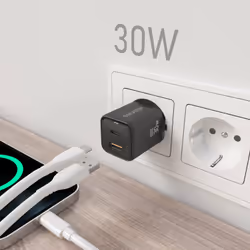 AISENS ASCH-30W2P021-BK Caricabatterie per dispositivi mobili Universale Nero AC Ricarica rapida Interno - Vista aggiuntiva 5