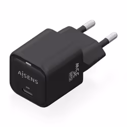 AISENS ASCH-35W1P023-BK Caricabatterie per dispositivi mobili Universale Nero AC Ricarica rapida Interno