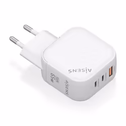 AISENS ASCH-65W3P026-W, Interno, AC, Bianco