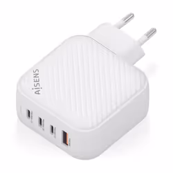 AISENS ASCH-100W4P028-W Caricabatterie per dispositivi mobili Universale Bianco AC Ricarica rapida Interno - Vista aggiuntiva 2