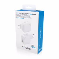 AISENS ASCH-100W4P028-W Caricabatterie per dispositivi mobili Universale Bianco AC Ricarica rapida Interno - Vista aggiuntiva 6
