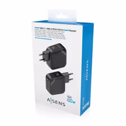 AISENS ASCH-100W4P029-BK Caricabatterie per dispositivi mobili Universale Nero AC Ricarica rapida Interno - Vista aggiuntiva 6