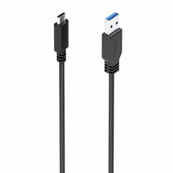 AISENS A107-0860, 2 m, USB C, USB A, USB 3.2 Gen 2 (3.1 Gen 2), 10 Gbit/s, Nero