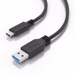AISENS A107-0860 cavo USB USB 3.2 Gen 2 (3.1 Gen 2) 2 m USB C USB A Nero