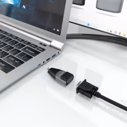 AISENS A109-0863 adattatore per inversione del genere dei cavi VGA USB C Nero, Grigio - Vista aggiuntiva 5
