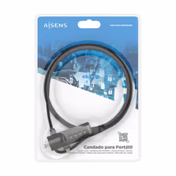 AISENS ASLK-D40N03-BK cavo di sicurezza Nero 1,5 m - Vista aggiuntiva 7