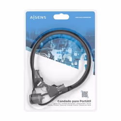 AISENS ASLK-D40K04-BK cavo di sicurezza Nero 1,5 m - Vista aggiuntiva 7