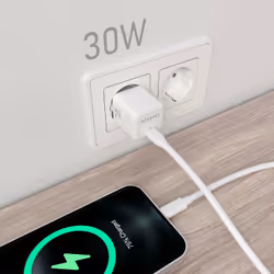 AISENS ASCH-30W1P035-W Caricabatterie per dispositivi mobili Universale Bianco AC Ricarica rapida Interno - Vista aggiuntiva 4