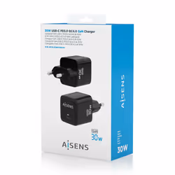 AISENS ASCH-30W1P036-BK Caricabatterie per dispositivi mobili Universale Nero AC Ricarica rapida Interno - Vista aggiuntiva 6