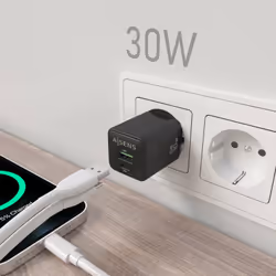AISENS ASCH-30W2P038-BK Caricabatterie per dispositivi mobili Universale Nero AC Ricarica rapida Interno - Vista aggiuntiva 5