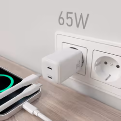 AISENS ASCH-65W2P039-W Caricabatterie per dispositivi mobili Universale Bianco AC Ricarica rapida Interno - Vista aggiuntiva 5