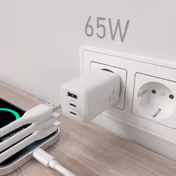 AISENS ASCH-65W3P041-W Caricabatterie per dispositivi mobili Universale Bianco AC Ricarica rapida Interno - Vista aggiuntiva 5