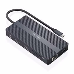 AISENS ASUC-12P017-GR, Cablato, USB 3.2 Gen 1 (3.1 Gen 1) Type-C, 100 W, Grigio, MMC, MicroSD (TransFlash), MicroSDHC, SD, SD ...