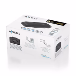 AISENS ASDS-M2SATA04B docking station per unità di archiviazione USB 3.2 Gen 1 (3.1 Gen 1) Type-C Nero - Vista aggiuntiva 7