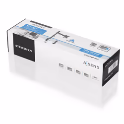 AISENS DT32TSR-277 Supporti a parete per TV 32" Scrivania Nero - Vista aggiuntiva 6