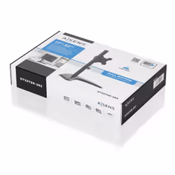 AISENS DT32TSR-283 Supporti a parete per TV 32" Scrivania Nero - Vista aggiuntiva 6