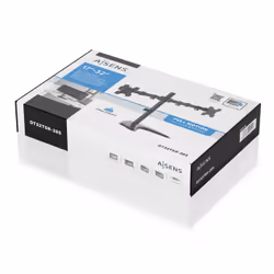 AISENS DT32TSR-285 Supporti a parete per TV 81,3 cm (32") Scrivania Nero - Vista aggiuntiva 6
