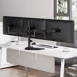 AISENS DT27TSR-287 Supporti a parete per TV 27" Scrivania Nero - Vista aggiuntiva 4