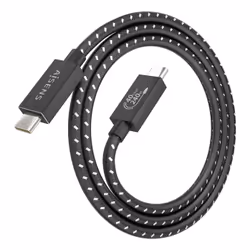 AISENS A156-0867 cavo USB USB4 Gen 3x2 1 m USB C Nero - Vista aggiuntiva 2