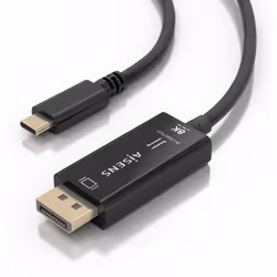AISENS A109-0879 cavo e adattatore video 1,8 m USB tipo-C DisplayPort Nero
