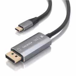 AISENS A109-0880 cavo e adattatore video 1,8 m USB tipo-C DisplayPort Nero