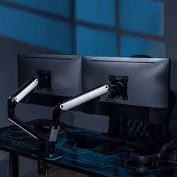 AISENS DT32TSR-297 Supporti a parete per TV 32" Scrivania Nero, Bianco - Vista aggiuntiva 5