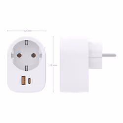 AISENS ASPS-1A1C06-W Caricabatterie per dispositivi mobili Universale Bianco AC Ricarica rapida Interno - Vista aggiuntiva 4