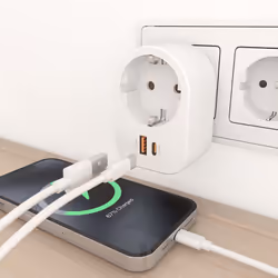 AISENS ASPS-1A1C06-W Caricabatterie per dispositivi mobili Universale Bianco AC Ricarica rapida Interno - Vista aggiuntiva 6