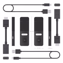 AISENS ASWL-H2K30M001-BK moltiplicatore AV Trasmettitore e ricevitore AV Nero - Vista aggiuntiva 4