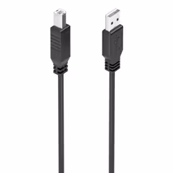 AISENS A101-0881, 10 m, USB A, USB B, USB 2.0, Nero