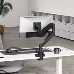 AISENS DT57TSR-307 Supporti a parete per TV 57" Scrivania Nero - Vista aggiuntiva 4