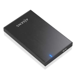 AISENS ASE-2527B contenitore di unità di archiviazione Box esterno HDD/SSD Nero 2.5"