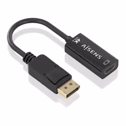 AISENS A125-0905, 0,15 m, DisplayPort, HDMI tipo A (Standard), Maschio, Femmina, Dritto