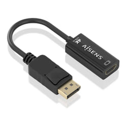 AISENS A125-0905 cavo e adattatore video 0,15 m DisplayPort HDMI tipo A (Standard) Nero