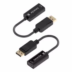 AISENS A125-0905 cavo e adattatore video 0,15 m DisplayPort HDMI tipo A (Standard) Nero