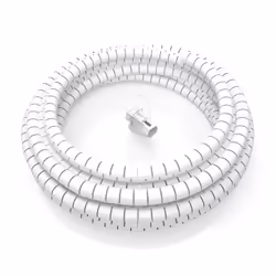 AISENS A151-0918, Guaina intrecciata per cavi, Universale, Plastica, Bianco