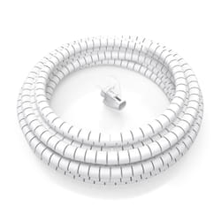 AISENS A151-0918 organizer per cavi Universale Guaina intrecciata per cavi Bianco 1 pz