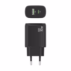 AISENS A110-0923 Fotocamera, MP3, MP4, Telefono cellulare, Navigatore, Computer portatile, Console portatile, Smartphone, Tablet, Universale Nero AC Ricarica rapida Interno - Vista aggiuntiva 4