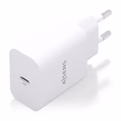 AISENS A110-0938 Caricabatterie per dispositivi mobili Fotocamera, GPS, MP3, MP4, Telefono cellulare, Computer portatile, Smartphone, Tablet, Universale Bianco AC Ricarica rapida Interno