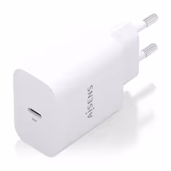 AISENS A110-0940 Caricabatterie per dispositivi mobili Fotocamera, GPS, MP3, MP4, Telefono cellulare, Computer portatile, Smartphone, Tablet, Universale Bianco AC Ricarica rapida Interno