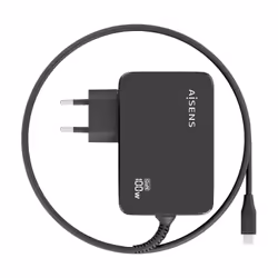 AISENS ASCH-1PD100WL50-BK Caricabatterie per dispositivi mobili Fotocamera, GPS, Telefono cellulare, Computer portatile, Smartphone, Tablet, Universale Nero AC Ricarica rapida Interno
