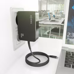 AISENS ASCH-1PD100WL50-BK Caricabatterie per dispositivi mobili Fotocamera, GPS, Telefono cellulare, Computer portatile, Smartphone, Tablet, Universale Nero AC Ricarica rapida Interno - Vista aggiuntiva 5