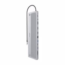 AISENS ASUC-12P020-GR replicatore di porte e docking station per laptop Cablato USB 3.2 Gen 1 (3.1 Gen 1) Type-C Grigio
