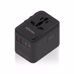AISENS ASPS-2A2C08-BK, Interno, AC, 12 V, 3 A, Nero