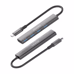 AISENS A109-0943 replicatore di porte e docking station per laptop Cablato USB 3.2 Gen 1 (3.1 Gen 1) Type-C Grigio - Vista aggiuntiva 3