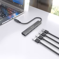 AISENS A109-0943 replicatore di porte e docking station per laptop Cablato USB 3.2 Gen 1 (3.1 Gen 1) Type-C Grigio - Vista aggiuntiva 6
