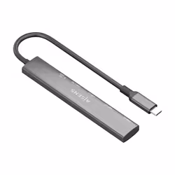 AISENS ASUC-5P022-GR replicatore di porte e docking station per laptop Cablato USB 3.2 Gen 1 (3.1 Gen 1) Type-C Grigio - Vista aggiuntiva 2
