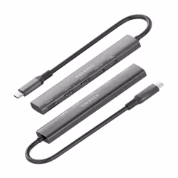 AISENS ASUC-5P022-GR replicatore di porte e docking station per laptop Cablato USB 3.2 Gen 1 (3.1 Gen 1) Type-C Grigio - Vista aggiuntiva 3